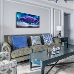 거실용 라프레몰리 월 캔버스 아트 침실 그림 벽 장식 추상 트리 대형 자연 예술 작품 프린트 다채로운 사무실 현대적인