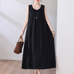 천하오 여름 원피스 여성 루즈핏 민소매 J1020