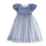 베베몽스토리 여아용 눈꽃 퍼프 소매 원피스 120 혼합색상