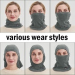 올륨트 발라클라바 스키 마스크-남성용 겨울 마스크 - 따뜻하고 통기성이 좋으며 추운 날씨를 위한 방풍 장비 One Size