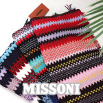 미쏘니 미쏘니 미쏘니 MISSONI 울 멀티 메탈릭 머플러 6688 6684