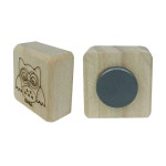 캐릭터 자석 메모홀더 냉장고 칠판 파티션 마그넷 나무 원목 캐릭터 그리기 만들기 리브로스 DIY 부엉이 부엉이