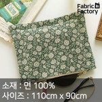 면 100 원단 퀼트하기 20수 플라워 CZ 세레나그린 A1271