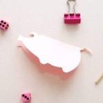 천하지엘씨 동물 메모카드 메모지 돼지 25매 10P 메세지카드 책갈피