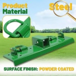 트랙터 버킷 그랩 후크에 장착된 ECOTRIC 4 96 W 21 93 L 볼트 D-링 후크 존 디어 4100 4010 4110 4115 2320 2520 2025r