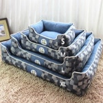 펫홈 커버교체 분리세탁형 방석 데님 03 L 1개