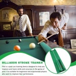 Pcmursal 풀 큐 스트레이트니스 체커 스트로크 트레이너 당구 당구 훈련 보조 도구