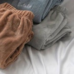 극세사 수면 바지 홈웨어 잠옷 팬츠 겨울 파자마 긴바지 실내복 수면복