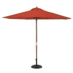 1층 최고급 나무파라솔 고급원단