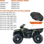 MATI ATV 시트 커버 가죽은 폴라리스 스포츠맨 500 400 300 700 450 600 800 MV7 호크아이 MPN 26834-070 2684045