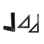 대형 삼각자 직각자 직각 90도 눈금자 목공 합금 모서리 접이식 목공삼각자