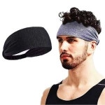 헤어 밴드 다크그레이 스포츠 테니스 남자 축구