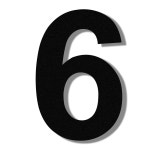 코바타 모던 하우스 넘버-10 하이 스테인리스 스틸 홈 주소 번호 부유형 외관 설치하기 쉬운 넘버 6 0 10 Inch