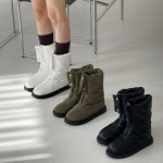 투갱스 패딩부츠 가볍고 따뜻한 지퍼 부츠 L