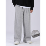 후앙스 기모 허리밴딩 보아털 와이드 트레이닝 바지 PWBP6275