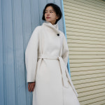 라메레이 High Neck Long Handmade Coat LMBEWI23CT703