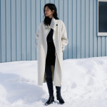 라메레이 High Neck Long Handmade Coat LMBEWI23CT703