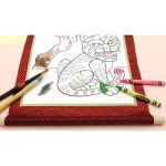 전통민화 족자 만들기 - 호작도 그리기놀이 공부방 미술그리기 그리기교구 공작 용