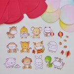 도장 미니 메시지 클리어 감정 스탬프 커팅 조디악 DIY SCRAPBOOKIN 다이 F H7706