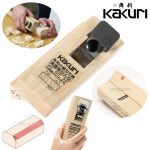 kakuri 각도조절 모서리대패 콤팩트형 날폭 모따기 목재 모서리작업 목공 미니대패