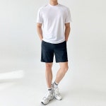 에이치플러스몰 트레이닝팬츠 여름 남자반바지 남성 커플룩 봄 휴가