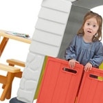 어린이 놀이집 책상세트 코랄 놀이방 아지트 유아텐트 하우스 유아 실내용 신나는