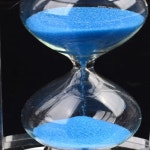 깔끔한 인테라어 분위기 연출 크리스탈 유리 모래시계 책상꾸미기