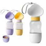 휴대용 반려견 사료 저장통 물병 애견 산책용 필수템 강아지 사료통