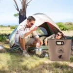 ZQZXD 프리미엄 접이식 8L 물통 스파우트 핸들 - 휴대용 캠핑 하이킹 여행용 물 저장 가방 밸브 제어 디스펜싱