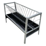 염소 먹이통 철제 농장 목장 소 여물통 흑염소 스테인리스 축사 곡물