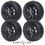 CrazyHobby 1 10 RC 온 로드 휠 타이어 트랙사스 4Tec 2 0 4WD WL Toys HPI RS4 레드캣 EPX HSP 브러시리스 2S 3S 투어링카용 12m