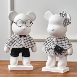 블링디어 빅베어브릭 석고방향제 실내 디퓨저 인테리어소품 집들이선물 블링베어 가방 고급화이트쇼핑백 추가리필오일10ml