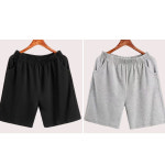 1 1 남성 잠옷 반바지 봄 여름 루즈핏 파자마 5부 바지 심플 순면 홈웨어 반바지 CY 라이트