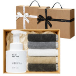 생활공작소 핸드워시 호텔수건 리본포장 손잡이 선물세트