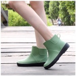 레인부츠 작업용장화 4컬러 단목장화 여성용 레인부츠 농장 텃밭