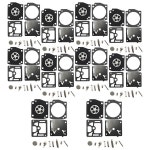 허스크바나 340 345 346 353 350 체인톱 예비 부품 Zama RB 122 용 기화기 다이어프램 키트 10개 RB-122