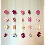 완제품 가을 감성 모빌 코스모스와 고추잠자리 유치원 어린이집 환경구성 문앞 모빌