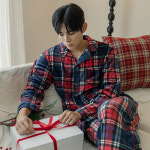 이너쿠키 이너쿠키 울트라 기모 밍크 스판 남자 겨울 수면 잠옷 홈웨어 MHS5811