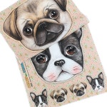 DIY패브릭 - 바니 찡코 얼굴쿠션 원단