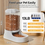 케논드 9 5L 그래비티 대형 반려견 사료 공급기 자동 디스펜서 실내 외에 적합 1 2 5 Gallon dog feeder