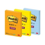 3M 포스트잇 포스트잇 슈퍼스티키 그리너 라인노트 657 76 x 102 3색혼합 5세트