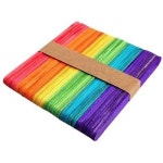 만들기 재료 나무 하드 스틱 대 50개 4세트 미술 놀이