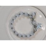 캣츠아이 오팔 크리스탈 나비 팔찌 캣츠아이 실버나비