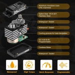 HobbyPark 방수 RC 서보 고토크 코어리스 모터 메탈 기어 디지털 알루미늄 케이스 부품 8 0 크롤러 트럭 카 버기 베이셔 제어 각도 80... 