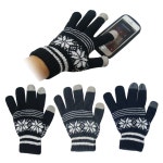 동해상사 눈꽃 스마트폰 장갑 터치 아크릴 남녀공용 남자 여자 남성 여성 겨울 스키 방한