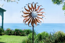 정원 마당용 라임힐 메탈 윈드 스피너 - 키네틱 실외 대형 24 x 84 Shape 2