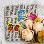 브이와이 나비 PET 디자인스티커 금박 스티커 다꾸스티커 VCMQ6YJW