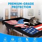 네버랜드 수영장 테이블 커버 7 8피트 - 방수 방진 실내 실외 옥스포드 천 스크래치 방지 당구대