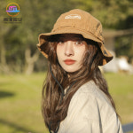 일본계 복고 야외 줄뽑기 등산모 남녀형 봄여름 자외선 차양모 캐주얼 서부 어부모