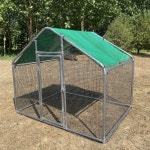 대형 견사 조립식 케 야외 강아지 하우스 플라스틱 울타리 1 가로 5m 세로 2m 세로 7m 높이 플라